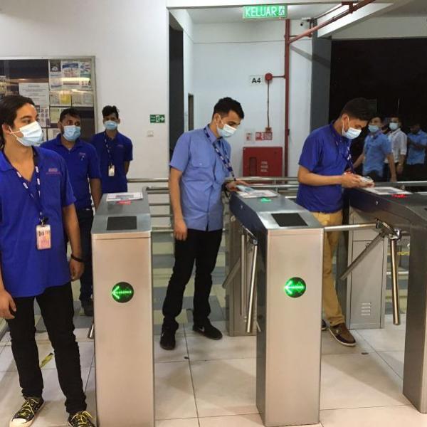 Security Card Scan Entrance